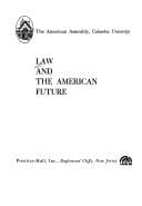 Cover image for Law and the American future