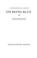 Cover image for On being blue