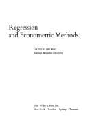 Cover image for Regression and econometric methods