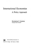 Cover image for International economics
