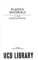 Cover image for Plastics materials