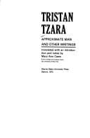 Cover image for Approximate man, and other writings.