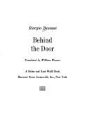 Cover image for Behind the door.