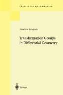 Cover image for Transformation groups in differential geometry.