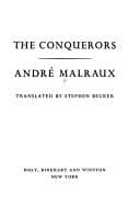 Cover image for The conquerors