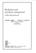 Cover image for Production and operations management