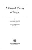 Cover image for A general theory of magic