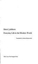 Cover image for Everyday life in the modern world