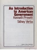 Cover image for An introduction to American Government