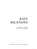 Cover image for Race relations