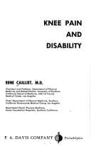 Cover image for Knee pain and disability.