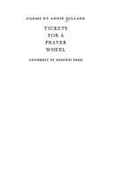 Cover image for Tickets for a prayer wheel.