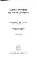 Cover image for Lumbar puncture and spinal analgesia