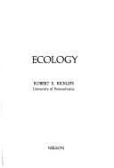 Cover image for Ecology