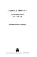 Cover image for Bertolt Brecht.