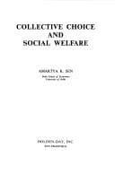 Cover image for Collective choice and social welfare