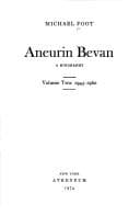 Cover image for Aneurin Bevan