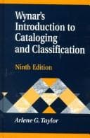 Cover image for Wynar's introduction to cataloging and classification
