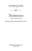 Cover image for Testimonios.