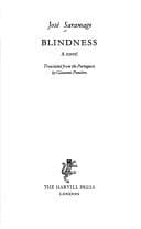 Cover image for Blindness