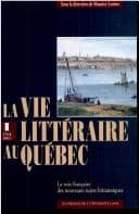 Cover image for La Vie littéraire auQuébec