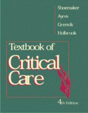 Cover image for Textbook of critical care