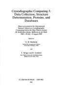 Cover image for Crystallographic Computing 3