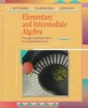 Cover image for Elementary and Intermediate Algebra: Concepts and Applications 