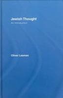 Cover image for Jewish Thought