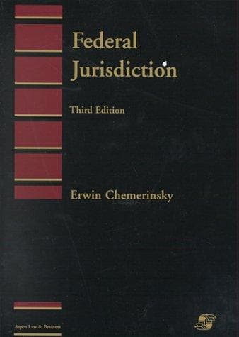 Cover image for Federal jurisdiction