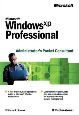 Cover image for Microsoft Windows XP Professional Administrator's Pocket Consultant