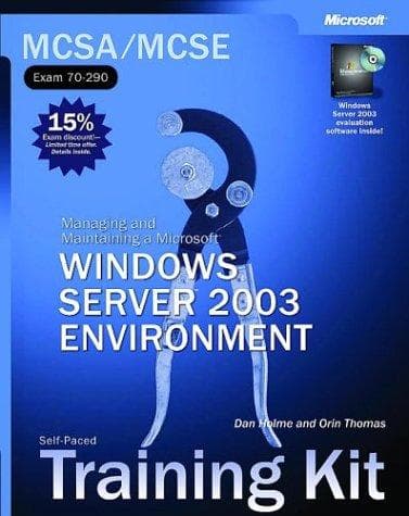Cover image for MCSA/MCSE Self-Paced Training Kit (Exam 70-290)
