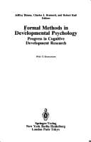 Cover image for Formal Methods in Developmental Psychology