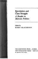 Cover image for Revolution and class struggle