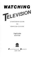 Cover image for WATCHING T.V.