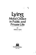 Cover image for Lying