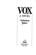 Cover image for Vox