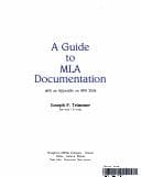 Cover image for A guide to MLA documentation