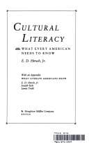 Cover image for Cultural literacy