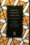 Cover image for Managing Evaluation in Education