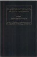 Cover image for Classical economics.