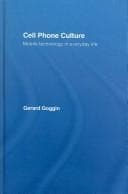 Cover image for Cell Phone Culture