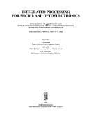 Cover image for Integrated Processing for Micro- And Optoelectronics