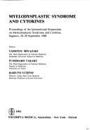 Cover image for Myelodysplastic Syndrome and Cytokines