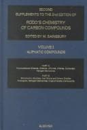 Cover image for Second supplements [sic] to the 2nd edition of Rodd's chemistry of carbon compounds