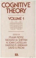 Cover image for Cognitive Theory (Cognitive Theory)