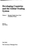 Cover image for Developing Countries and the Global Trading System