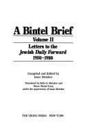 Cover image for A Bintel brief.