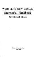 Cover image for Webster's Newworld Secretarial Handbook