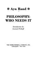 Cover image for Philosophy, who needs it
